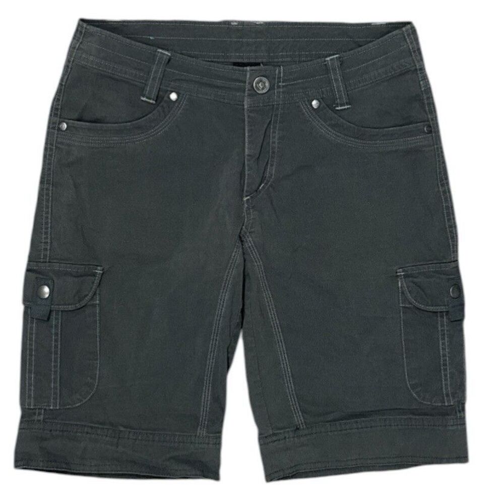 KUHL Splash Cargo Shorts Gray Hiking Outdoors Utility Bermuda Woman’s Size 6